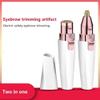 CAFFIA Nose and Ear Hair Trimmer, Facial Hair Removal for Women, 2 in 1 Portable Trimmer-Safe & Cordless - USB Rechargeable (Pink) view 4
