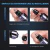 CAFFIA Nose Hair Trimmer, 4 in 1 Ear and Nose Hair Trimmer for Men Painless Nose Hair Remover, Men Grooming Kit, USB Rechargeable, Black view 4