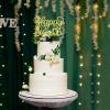 Keaziu 1 Pack Happy Sweet 16 Cupcake Toppers Sweet Sixteen 16 Happy 16 Cake Picks for 16th Birthday Wedding Anniversary Party Cake Decorations Supplies Gold view 4