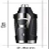 CAFFIA Ear and Nose Hair Trimmer Clipper - Professional Painless Ear and Facial Hair Trimmer for Men and Women, Rechargeable, Waterproof Dual Edge Blades for Easy Cleansing view 2