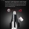 CAFFIA Ear and Nose Hair Trimmer Clipper - Professional Painless Ear and Facial Hair Trimmer for Men and Women, Rechargeable, Waterproof Dual Edge Blades for Easy Cleansing view 3