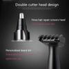CAFFIA Ear and Nose Hair Trimmer Clipper - Professional Painless Ear and Facial Hair Trimmer for Men and Women, Rechargeable, Waterproof Dual Edge Blades for Easy Cleansing view 4