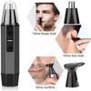 CAFFIA Ear and Nose Hair Trimmer Clipper - Professional Painless Beard Hair Trimmer for Men and Women, Battery-Operated, Waterproof Dual Edge Blades for Easy view 2