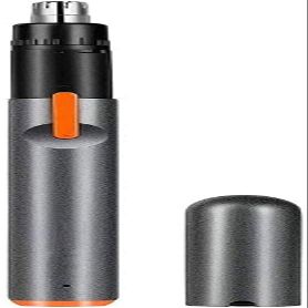 CAFFIA Mini Ear Nose Hair Trimmer, Portable Ear and Nose Hair Trimmer for Men and Women, USB Rechargeable, Black