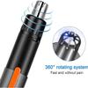 CAFFIA Mini Ear Nose Hair Trimmer, Portable Ear and Nose Hair Trimmer for Men and Women, USB Rechargeable, Black view 3