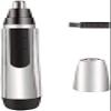 CAFFIA Nose Trimmer, Ear Hair Trimmer for Men, Portable Painless Electric Nose Hair Remover, Mens Nose Hair Trimmer, Waterproof, Battery Operated (Silver) view 1