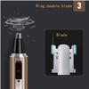 CAFFIA Ear and Nose Hair Trimmer,USB Rechargeable Nose Hair Trimmer,Professional Nose Hair Trimmer Clipper for Men and Women,Waterproof Dual Edge Blades for Easy Cleaning (Brown) view 4