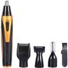 CAFFIA Nose Hair Trimmer, 4-in-1 Multifunctional Eyebrow and Facial Hair Trimmer Waterproof Ear Nose Hair Trimmer Rechargeable Painless Hair Removal Tool for Men and Women view 1