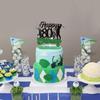 Golf Happy 80th Birthday Cake Topper Black Green Golf Eighty 80 Years Old Ball Player Cake Decorations 1943 Sport Themed Bday Party Supplies view 4