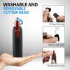 CAFFIA Nose and Ear Hair Trimmer, Portable Nose Hair Trimmer for Men and Women, Stainless Steel and Dual Edge Blades, Waterproof, Battery-Operated, Father and Boyfriend Friend s Gifts view 4