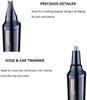 CAFFIA Ear and Nose Hair Trimmer Professional USB Rechargeable Nose Trimmer for Men and Women Ear Eyebrow Facial Hair Trimmer Body Grooming Kit IPX7 Waterproof Dual Edge Blades for Easy Cleansing view 2
