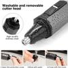 CAFFIA Ear and Nose Hair Trimmer Clipper - Professional Painless Beard Hair Trimmer for Men and Women, Battery-Operated, Waterproof Dual Edge Blades for Easy view 4