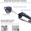 CAFFIA Nose and Ear Hair Trimmer for Men Portable Electric Nose Trimmer IPX7 Waterproof Stainless Blades Suitable for All Purposes view 3