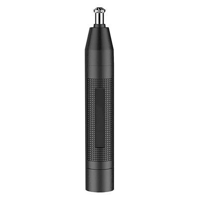 CAFFIA Ear and Nose Hair Trimmer Clipper - Professional Painless Eyebrow and Facial Hair Trimmer for Men and Women, Battery-Operated, Waterproof Dual Edge Blades for Easy Cleansing