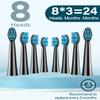 Sonic Electric Toothbrush for Adults and Kids - Rechargeable Sonic Toothbrush with 8 Brush Heads, 120 Days of Use with 3-Hour Fast Charge, 5 Modes with 2 Minutes Built in Smart Timer, Gift for Family view 3