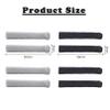4 Pairs Eyeglasses Temple Tips Sleeve Retainer,Soft Knitting Cotton Fabric Glasses Arm Covers,Anti-Slip Elastic Comfort Glasses Accessories for Sunglasses Glasses Reading Glasses (Black and Grey) view 3