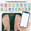 INSMART Scales for Body Weight, Bluetooth Body Fat Scales, Smart Digital Bathroom Weight Weighing Composition Analyzer with Smart APP, Body Composition Fitbit Scales for Fitness, BMR, BMI,etc. Green view 2