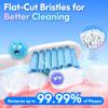 Childrens Electric Toothbrush Kids Electric Toothbrush 3-5-6-12 Rechargeable with Timer 3 Modes Habit-Forming Stickers 31000VPM Power Junior Electric Tooth Brush (Astronaut Blue) view 3