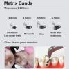 Windplusya Dental Sectional Matrix System Dental matrix ring and band Set, Dental Sectional Matrix Bands Ring, Dental Clip Clamp Ring, Matrix Bands for Dental Restorations.-3.5mm50pcs view 3