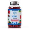 Biotin Gummies 10,000mcg  150 Vegan Vitamins - Natural Strawberry Flavoured Two Yummy Gummy Daily Dose - Supports Normal Skin & Hair Growth - Chewable - No Artificial Sweeteners  UK Made view 1