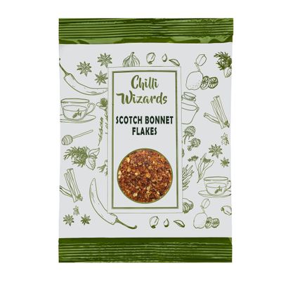 Chilli Flakes - Genuine Scotch Bonnet Flakes - 25g