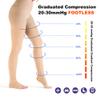 VARCOH Compression Socks for Women,Tights For Men & Women, Compression Stocking Best for DVT, Maternity, Pregnancy, Varicose Veins, Relief Shin Splints, Edema (XXL,Black) view 3