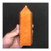 JUKUCKV 1pc Natural Crystals Quartz Sunstone Tower Point Energy Reiki Stones Room Home Office Aquarium Decoration Accessories Gemstone Spiritual support (Size : 500-550g) view 4