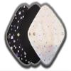 Re-usable Sanitary/Incontinence Pads - Light Dribbles and Periods- Light and Heavy Flow Pantyliner - 3 Pack Starter with Wet Bag and Drying tag (Maxi Starter Pack, Black/White Print- Black Print) view 1
