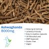 Ashwagandha Max High Strength KSM-66 90 Vegetarian Capsules UK Manufactured One Bottle 3 Months Supply view 2