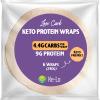 Ke-Lo Low Carb - High Protein Wraps (18 x 40g) | Keto Wraps | Versatile & Convenient Low Calorie Wraps | Keto Tortilla Wraps | Ideal for the Keto Diet view 1