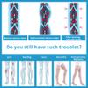 VARCOH Compression Socks for Women Thigh High Open Toe, 20-30 mmHg Footless Compression Socks Men Best for DVT, Maternity, Pregnancy, Varicose Veins, Relief Shin Splints, Edema (XL,Black) view 4