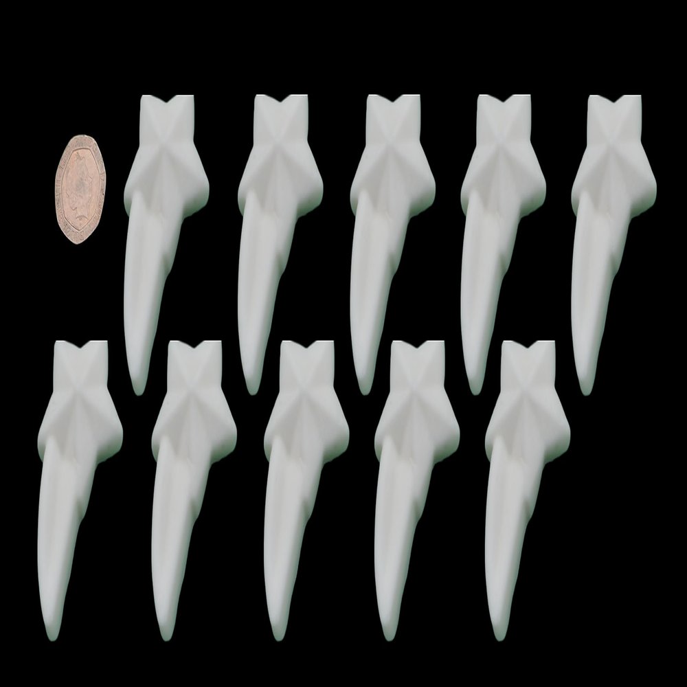 10 x edible 3D Extra large Shooting Stars, icing toppers, cake cupcakes decorations (Honey Gold)