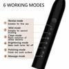 Electric Toothbrush Sonic Rechargeable 6 Modes Kids Adults Brush 4 Heads USB UK view 2