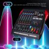 Mixer, 12 Input Channels AC110-240V USB Playback Echo Effect Independent Tuning Sound Card Console for Studio (UK Plug) view 2