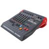 Mixer, 12 Input Channels AC110-240V USB Playback Echo Effect Independent Tuning Sound Card Console for Studio (UK Plug) view 3