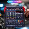 Mixer, 12 Input Channels AC110-240V USB Playback Echo Effect Independent Tuning Sound Card Console for Studio (UK Plug) view 4