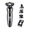 JQUAL Electric Razor for Men, 4 IN 1 Electric Shaver For Men 4D Electric Beard Trimmer USB Rechargeable Professional Hair Trimmer Hair Cutter Adult Razor For Men view 1