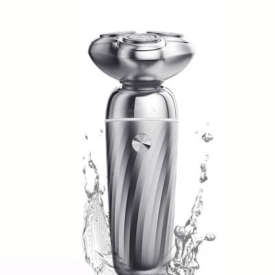 Electric Razor for Men, 3D Rotary Electric Razor for Men Beard Trimmer Magnetic Suction Cutter Head Rechargeable Wet & Dry Shaver Waterproof IPX7