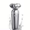Electric Razor for Men, 3D Rotary Electric Razor for Men Beard Trimmer Magnetic Suction Cutter Head Rechargeable Wet & Dry Shaver Waterproof IPX7 view 1