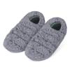 SUZZIPAD Microwavable Heated Slippers and Feet Warmer for Cold Day, Foot Warmers for Bed, Microwave Slipper for Discomfort Reduction, Soothing Ankle Fatigue, L, Unscented view 1
