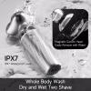 JQUAL Electric Razor for Men, Electric Shavers Waterproof IPX7 Portable Rechargeable Shaving Machine for Men view 4