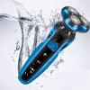 JQUAL Electric Razor for Men, Electric Shaver Rechargeable Electric Razor Shaving Machine Cleaning Beard Razor For Men Wet And Dry Waterproof Washable view 3