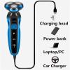 JQUAL Electric Razor for Men, Electric Shaver Rechargeable Electric Razor Shaving Machine Cleaning Beard Razor For Men Wet And Dry Waterproof Washable view 4
