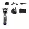 JQUAL Electric Razor for Men, Professional Rotary Electric Shaver Wet Dry Rechargeable Beard Electric Razor For Men Facial Shaving Machine With Smart Cleaner view 1
