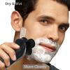 JQUAL Electric Razor for Men, Electric Razor Rechargeable Electric Shaver For Men Wet & Dry 4D Floating Heads Shaving Machine Beard Trimmer Hair Clipper view 3