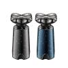 JQUAL Electric Razor for Men, Waterproof 5D Floating Rechargeable Professional Men Shaver (Color : Blue) view 2