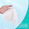 100 Pcs Wet Wipes Flushable Wet Wipes Individually Wrapped Travel Unscented Wet Wipes Flushable Toilet Tissue Travel Wet Wipes Aloe Vera, Adult Wet Wipes view 3