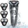JQUAL Electric Razor for Men, Electric Shaver For Men Beard Trimmer Machine Shaving Electric Razor Trimmer Beard Shaving Machine With 3 Cutter Heads view 1