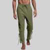 Gefomuofe Trousers Medieval Men's Pirate Trousers Cosplay Costume Lace-up Trousers Viking Renaissance Steampunk Leisure Trousers Vintage Renaissance Trousers Knight Trousers Cotton Pirate Trousers for view 3