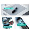 JQUAL Electric Razor for Men, Electric Shaver Professional Razor Shaving Machine Barber Waterproof Shaving Beard LED Display Beard Trimmer for Men view 2
